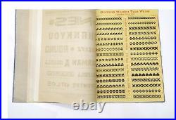 Vintage Specimen Book Of India Type foundry Hindi, English etc, Hard Bound Bk-6