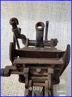 Vtg Metal Table Top Letterpress Block Printer As Is Use As Parts Restore Display