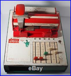 Vtg RARE Sinclair Oil Gas Credit Card 1961 Addressograph Multigraph Machine