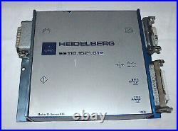 Weko Heidelberg Control Unit 5E. 110.1521.01B Used