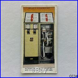 Wills Railway Equipment #14 Automatic Ticket Printing 1938 Cigarette Card (CC34)