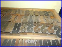 Wood Type 15 Line CONDENSED POSTER GOTHIC MADE BY HAMILTON GREAT FONT