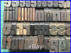 Wooden Letterpress Type 253 pieces