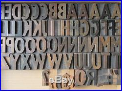 Wooden fontGothic, Grot, wood letterpress letters, printing block, type, alphabet