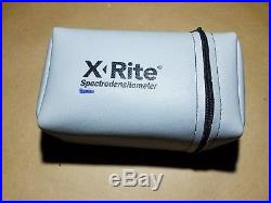X-Rite 500 Series Color Spectrophotometer Densitometer Spectro Xrite 518