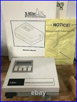 X-Rite Model 391 Process Optimization Densitometer. Barely Used with Instructions