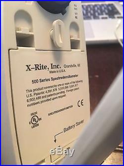 X-Rite Spectrodensitometer 500 Series Model 528 Press Side Color And Density