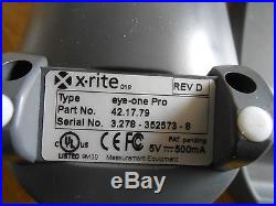 X-Rite X-Rite Eye-One i1 Spectrophotometer + Color Profiler Suite
