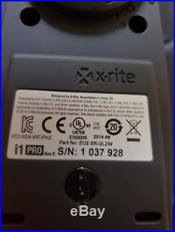Xrite i1 Pro Rev, E. EO2-XR-ULZW. Open box